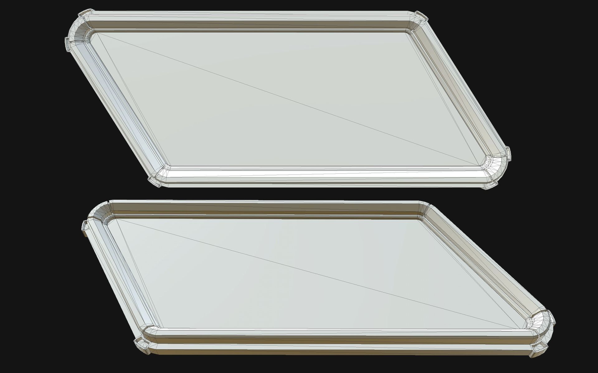 Sci-Fi Windows Low-poly 3D model_13