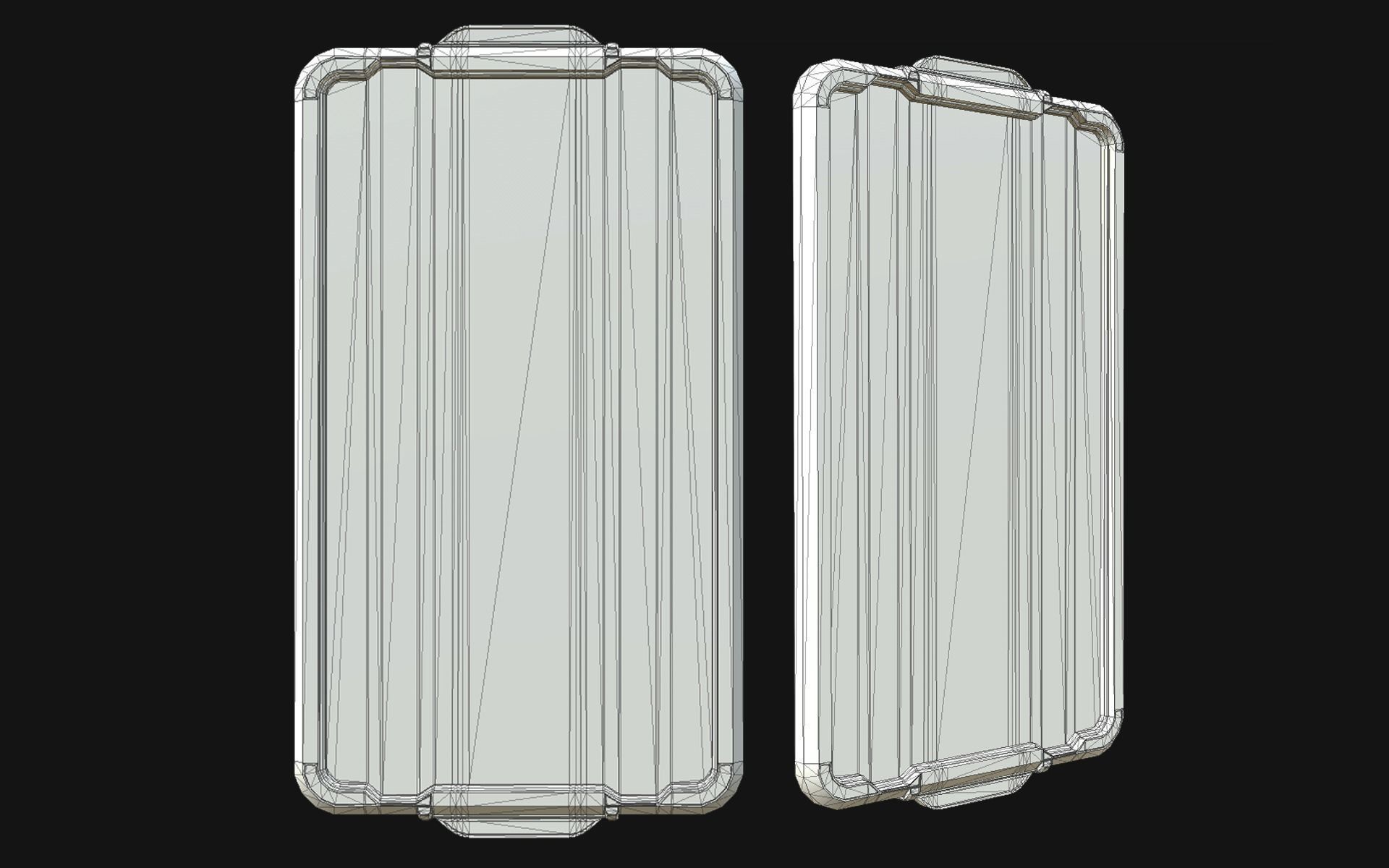 Sci-Fi Windows Low-poly 3D model_10