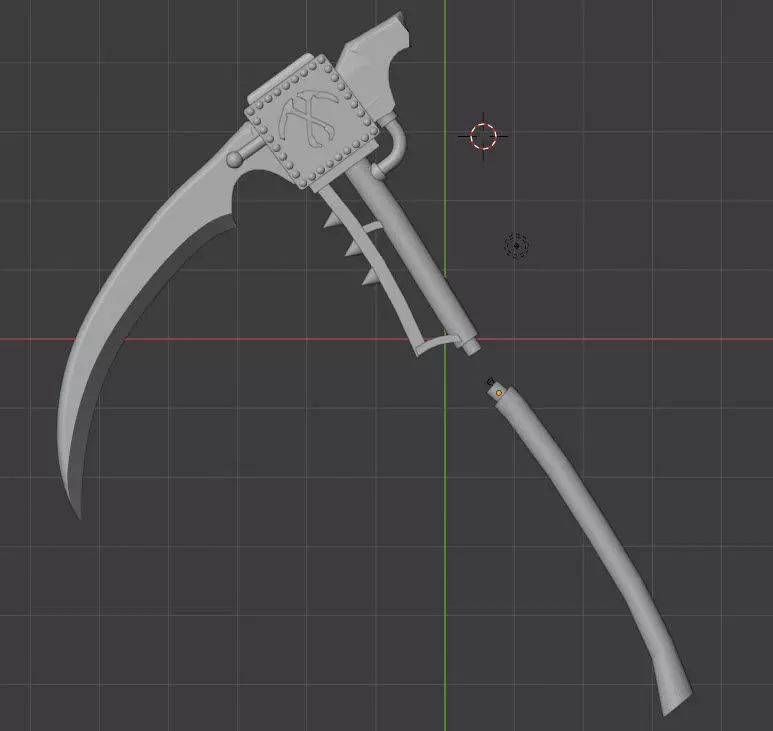 Emperors Scythes power scythe 3D print model_0