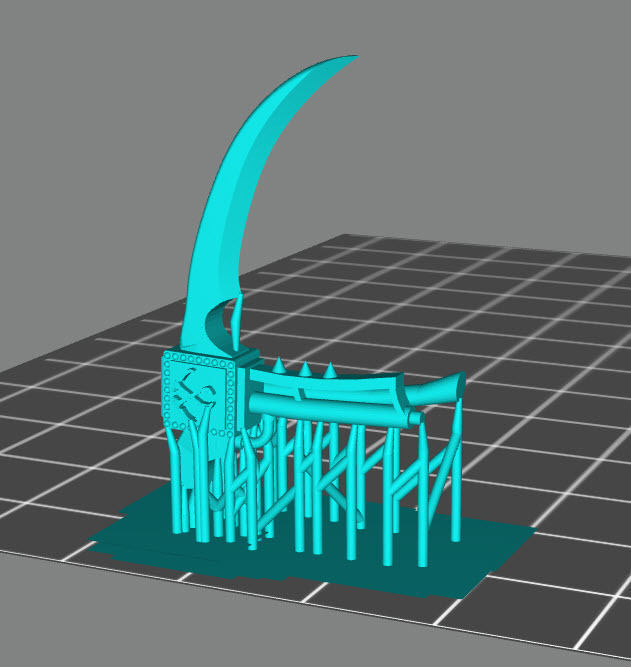 Emperors Scythes power scythe 3D print model_3