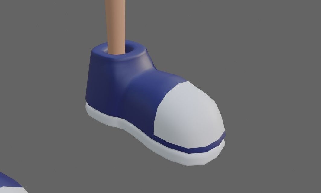 Boxer Fighter Cartoon - Lutador de Boxe 3D model_14