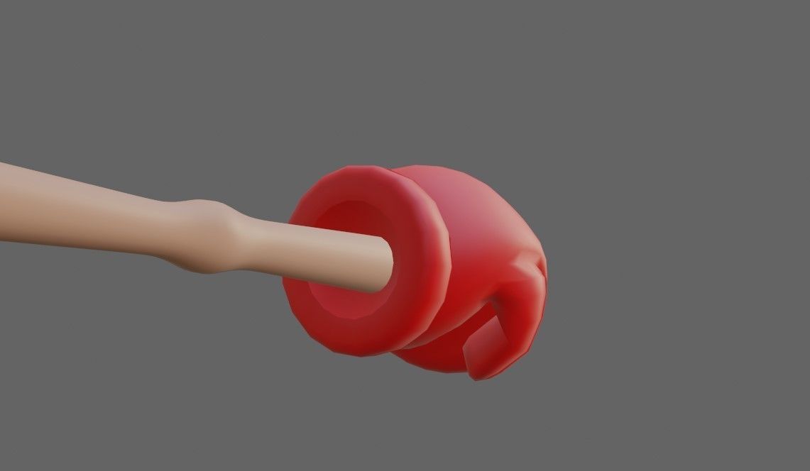 Boxer Fighter Cartoon - Lutador de Boxe 3D model_12