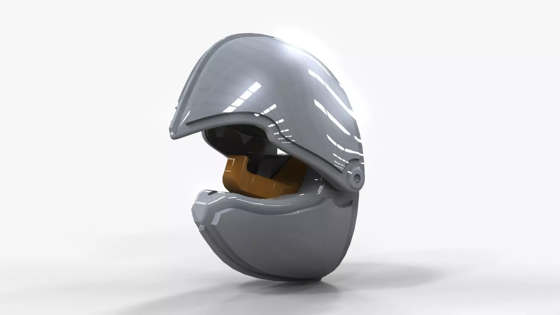 Armored Beak - coat rack 3D print model_0