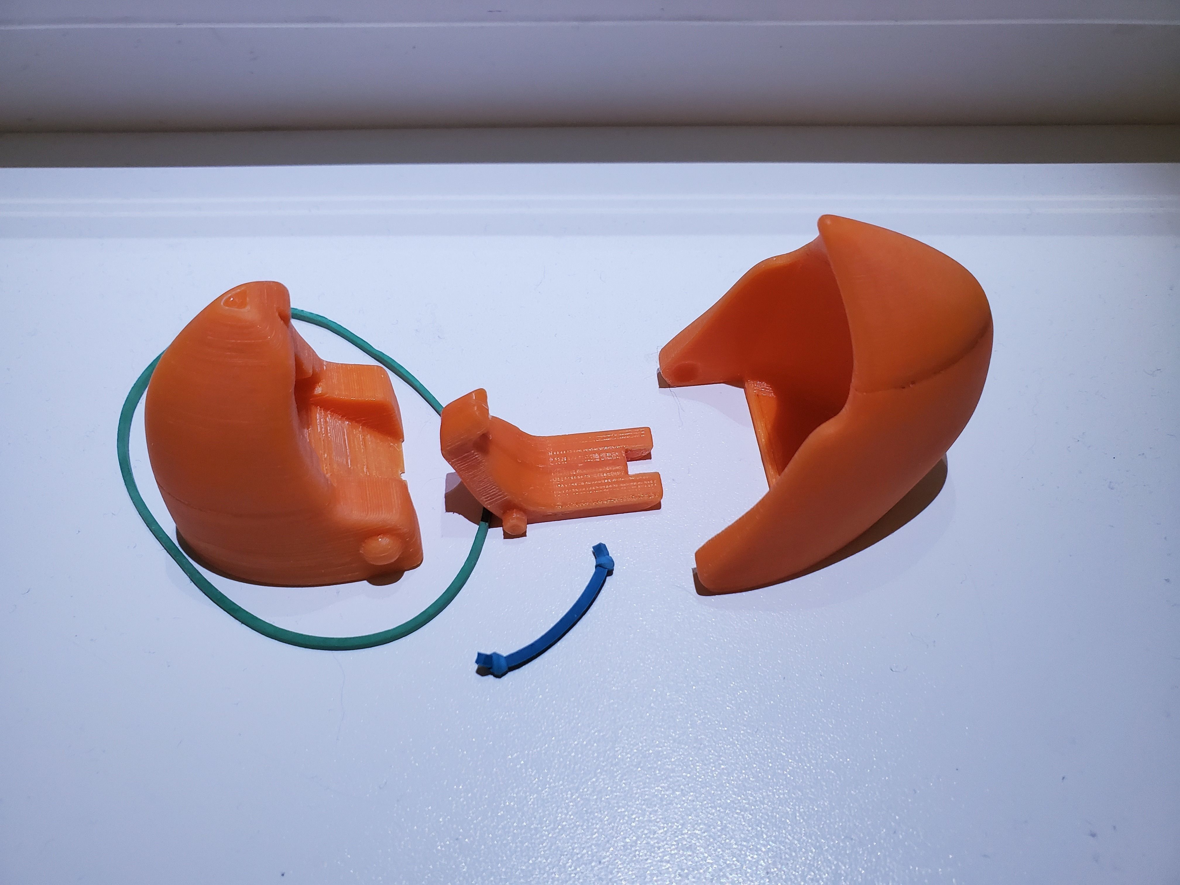 Armored Beak - coat rack 3D print model_2