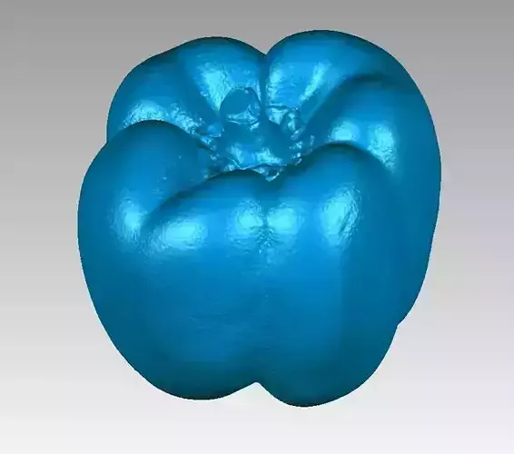Real Paprika Chilli High Detail 3D Scan 3D print model