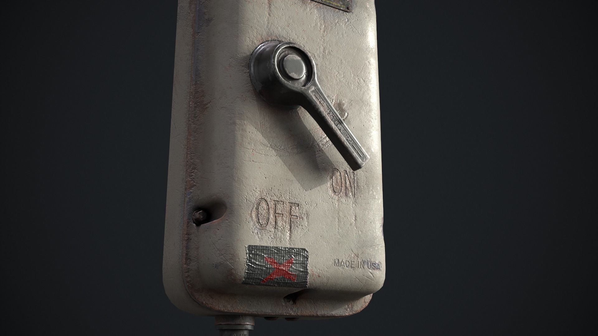 Enclosed Switch Prop for Unreal Engine Low-poly 3D model_2
