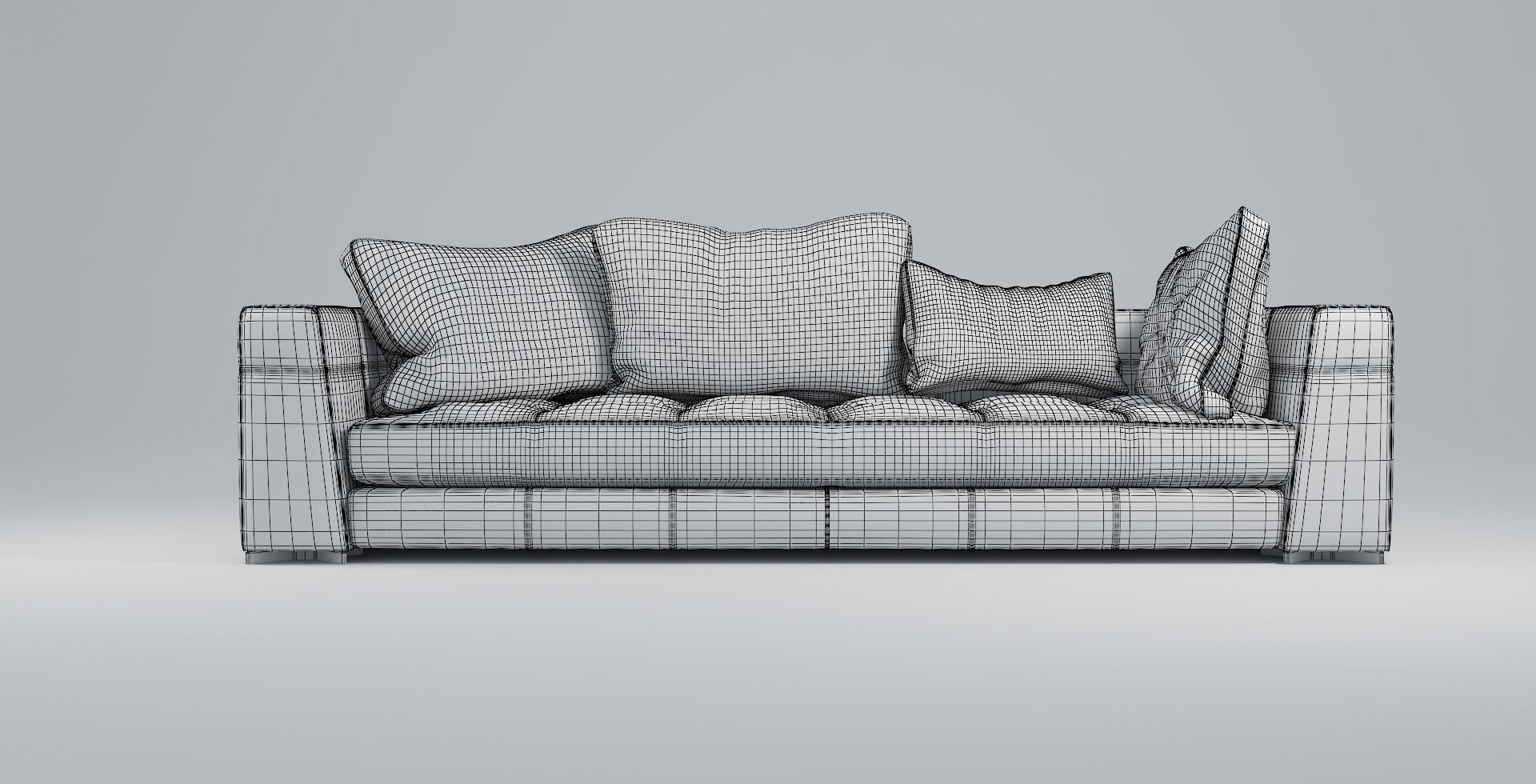 Contemporary sofa 3D model_7