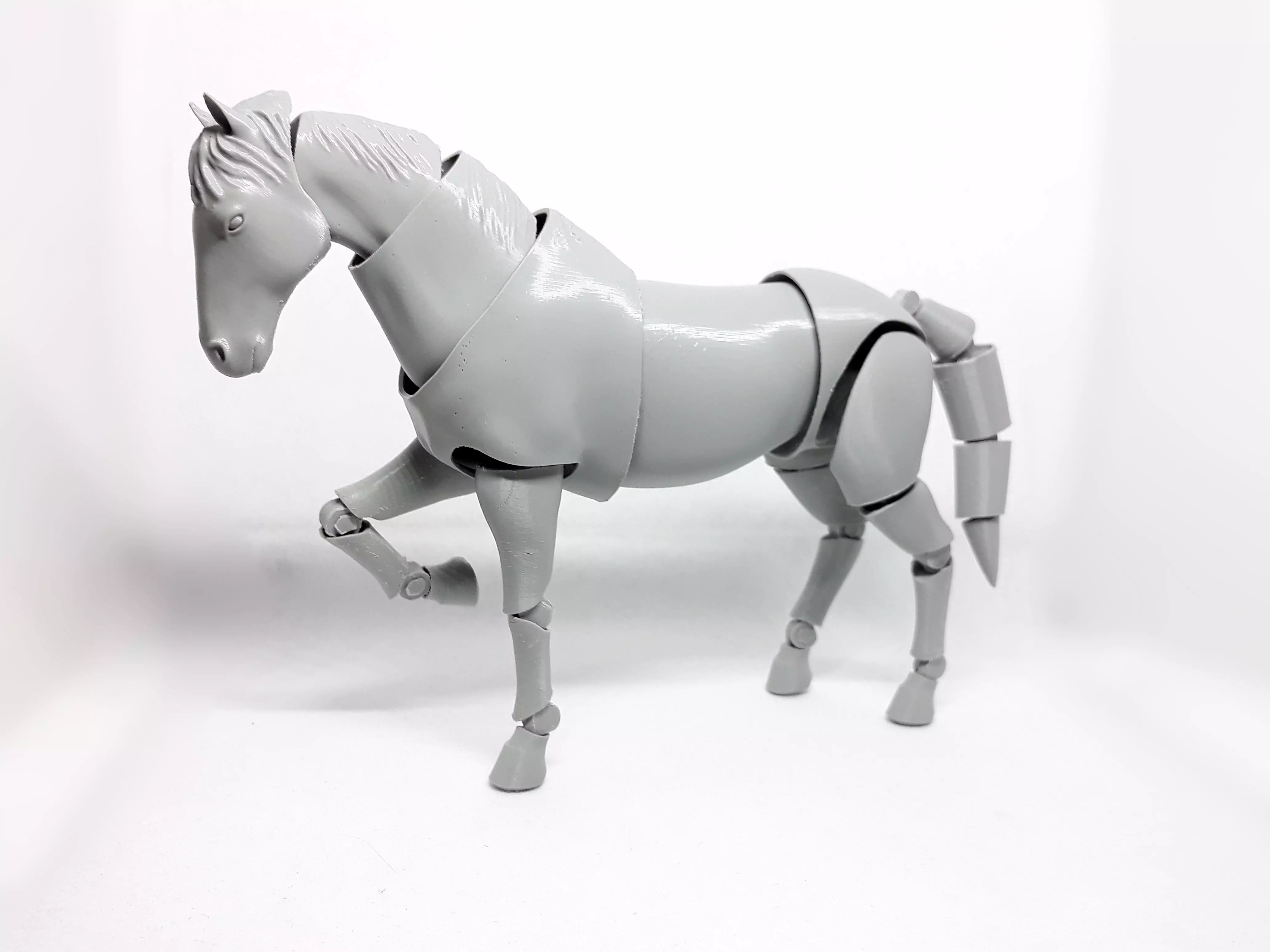 Horse action figure 3D print model