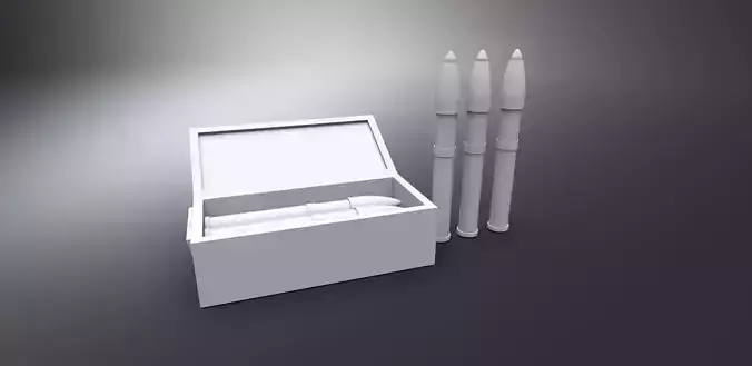105mm Artillery Shell 3D print model