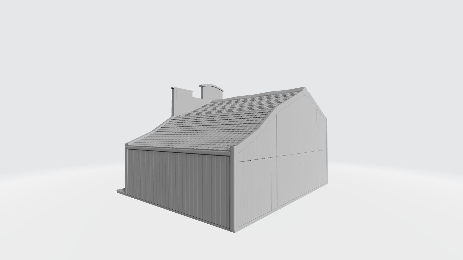 Wild west stables 3D print model_2