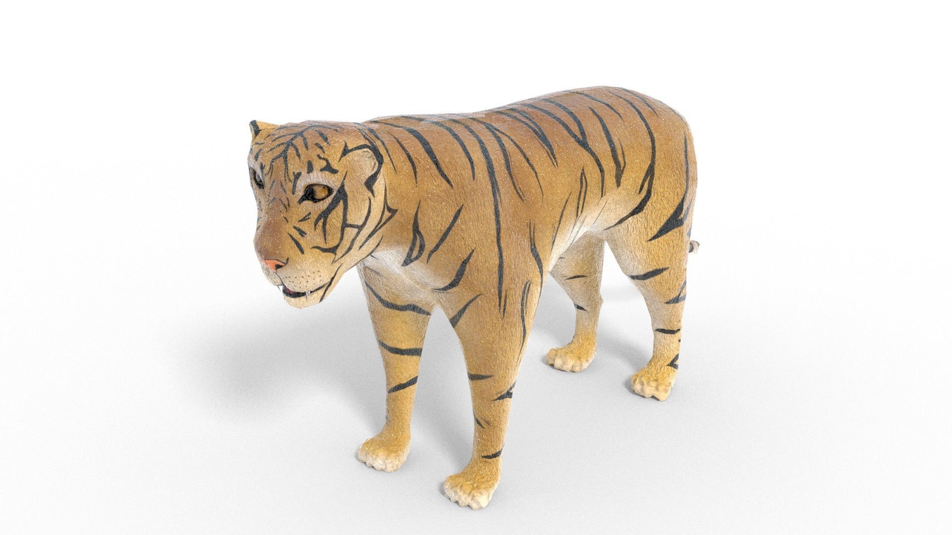 3D Tiger Model Low-poly 3D model