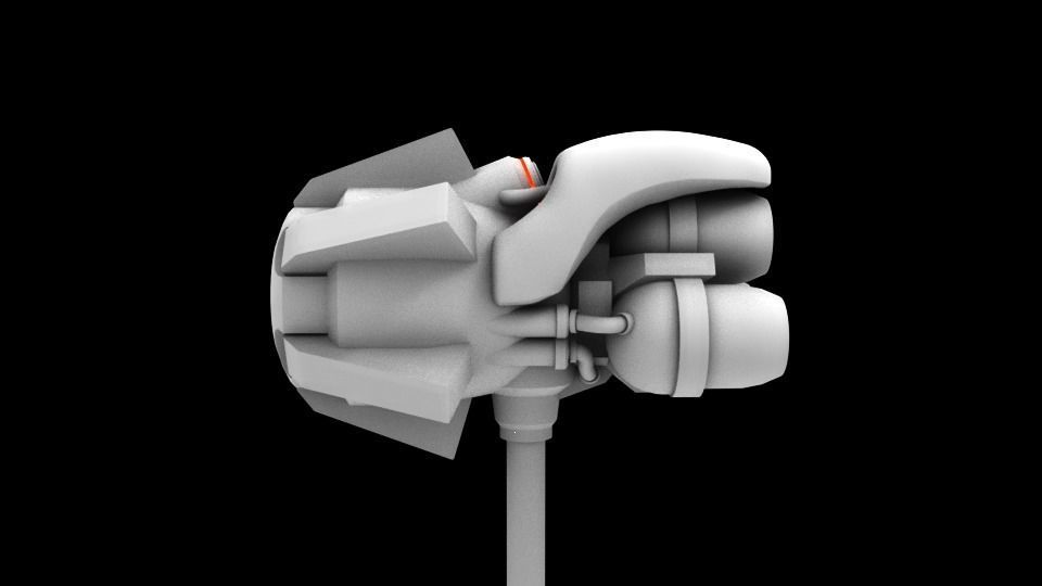 ROCKET HAMMER 3D model_1