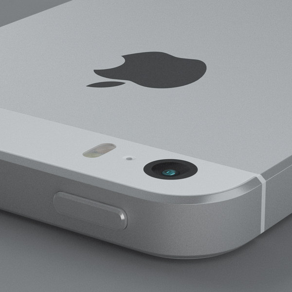Apple iPhone 5s Silver 3D model_36