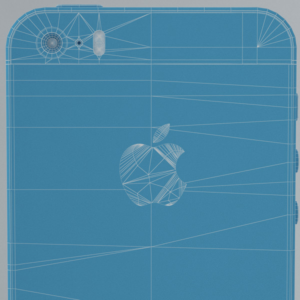 Apple iPhone 5s Silver 3D model_25