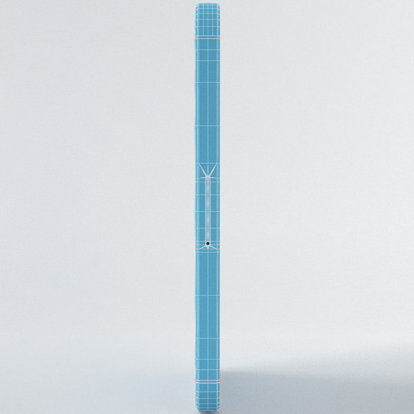 Apple iPhone 5s Silver 3D model_15