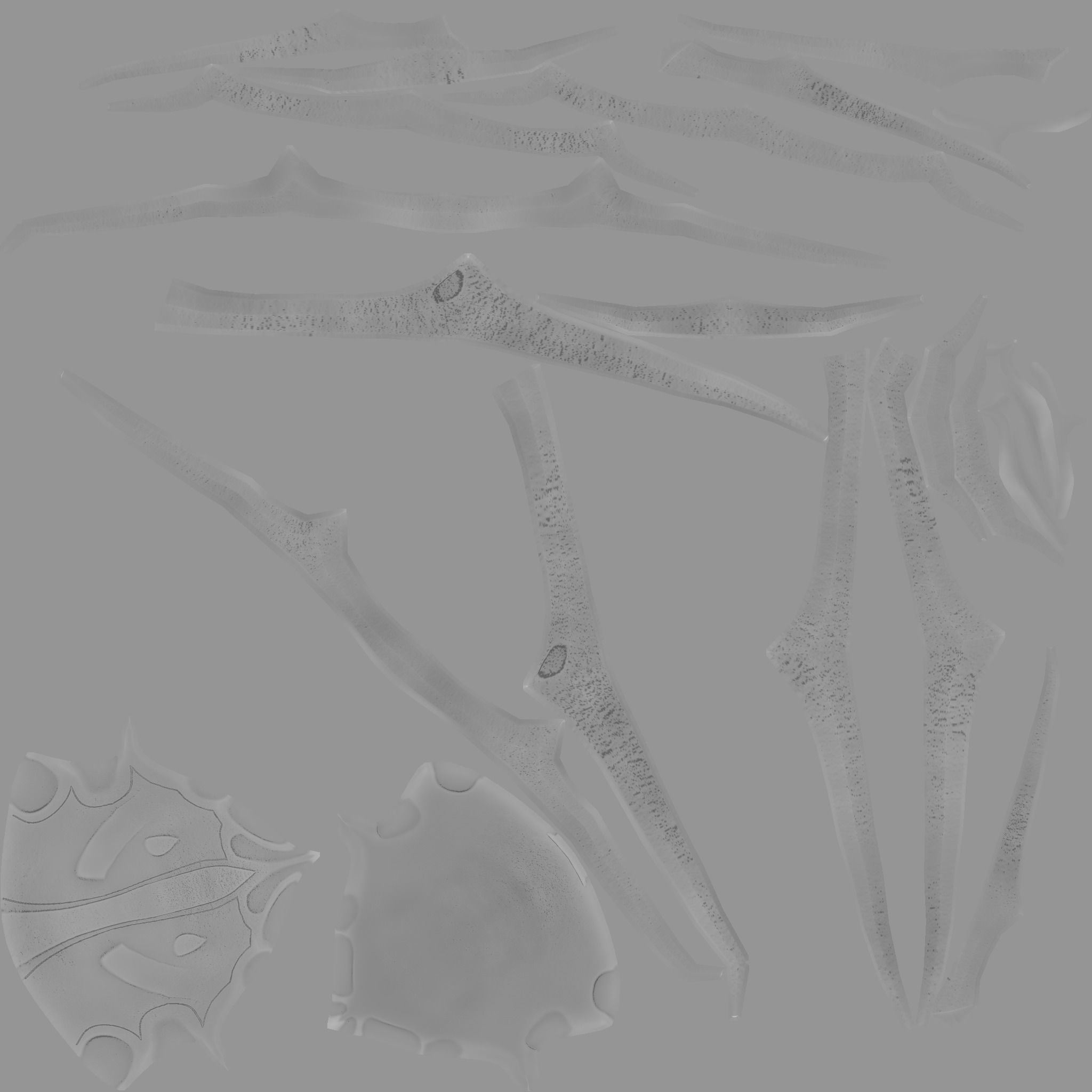 Hela Helmet - Character Design - Marvel Thor Ragnarok Low-poly 3D model_21