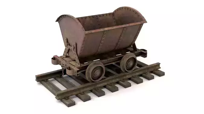 Rusty Metal Cart Mine