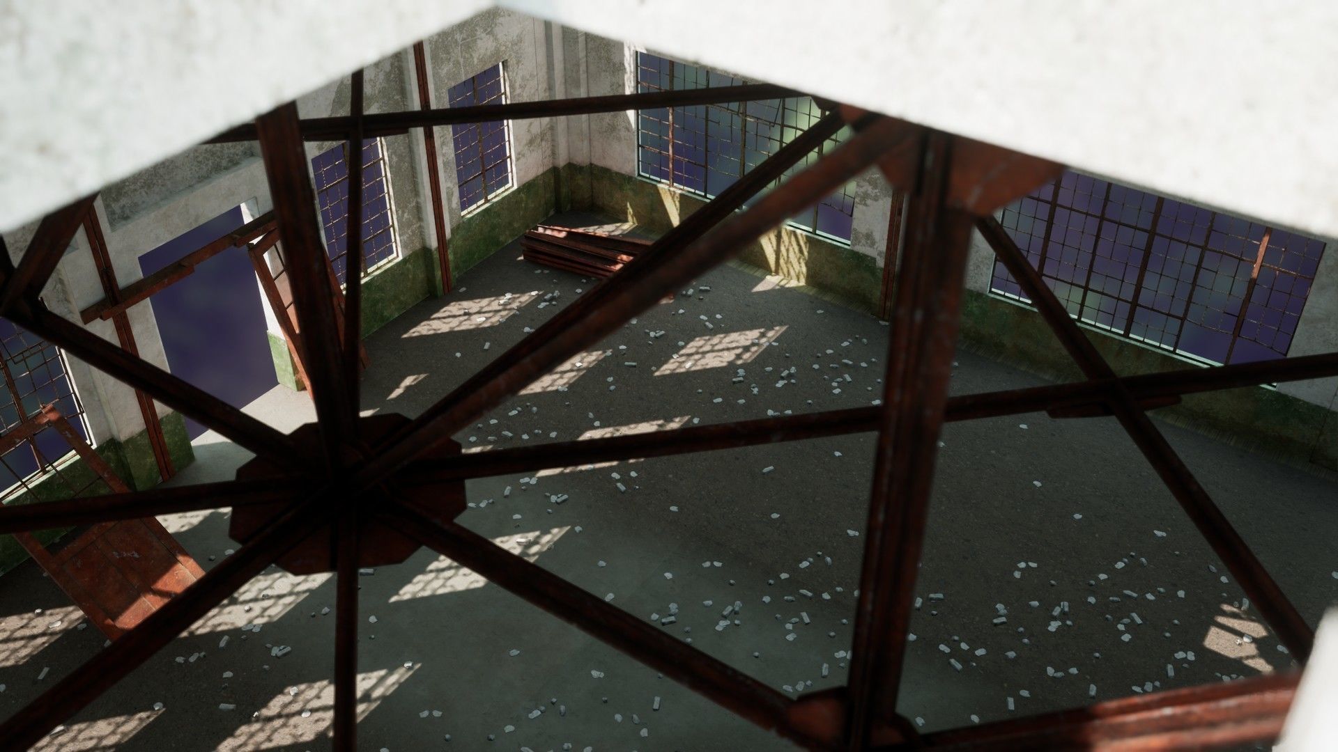 Modular Old Power Plant - 65 Modular Assets Pack Low-poly 3D model_6