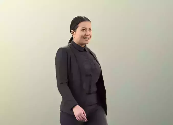 Vicky 11160 - Business Woman Standing Walking Up Stairs