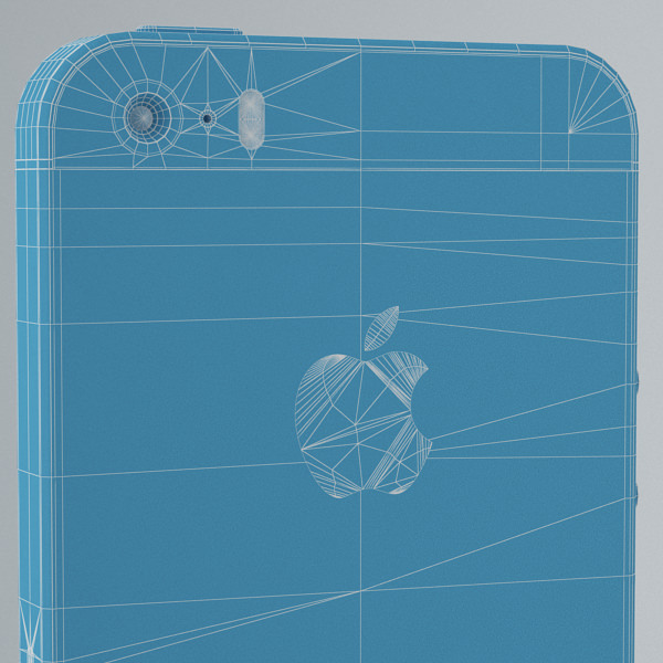 Apple iPhone 5s Space Grey 3D model_41