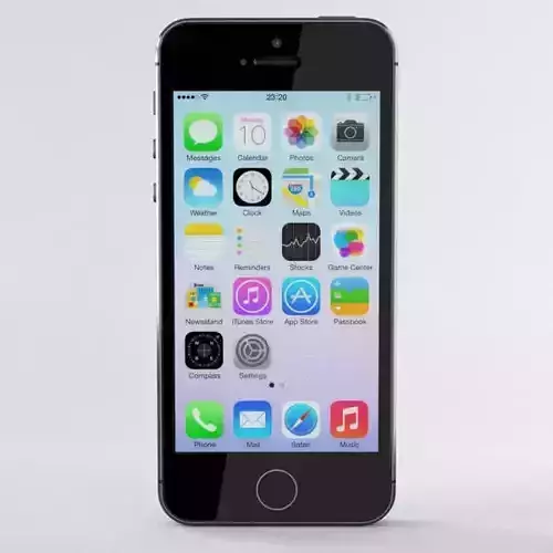 Apple iPhone 5s Space Grey 3D model