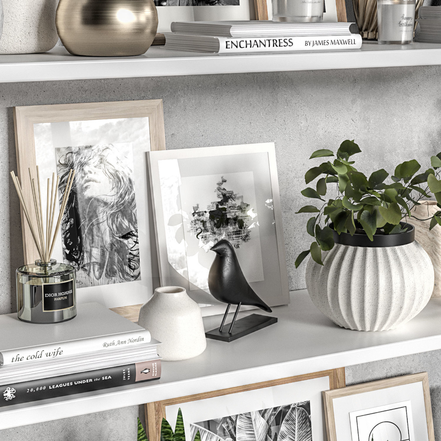 Decorative Set 11 3D model_1