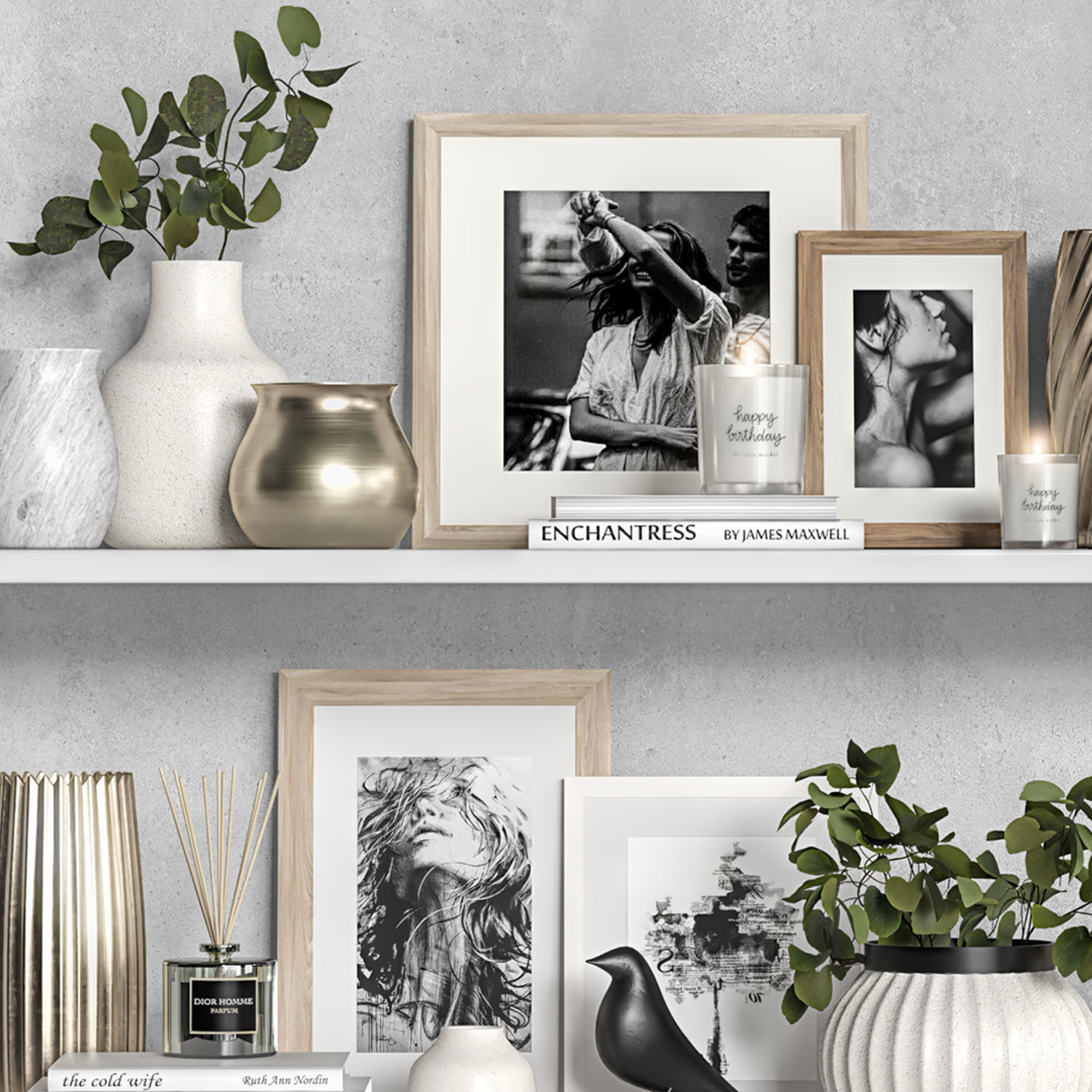 Decorative Set 11 3D model_3