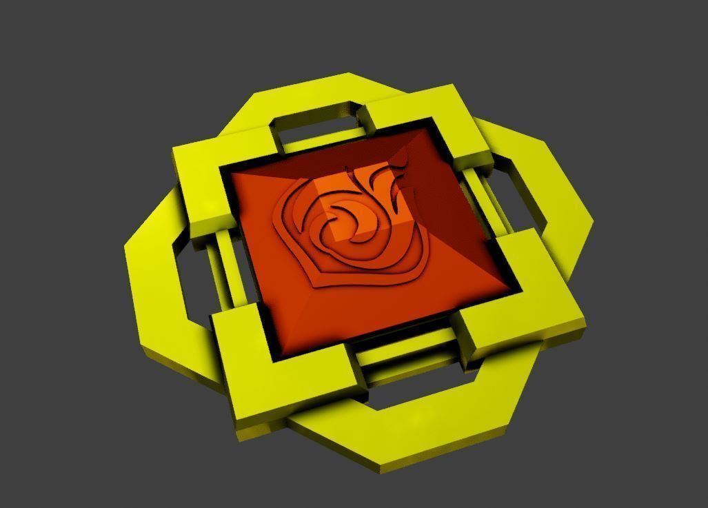 Genshin Impact Vision All elements Liyue Variant  3D print model_6
