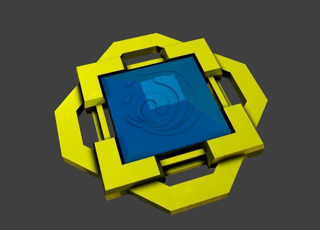 Genshin Impact Vision All elements Liyue Variant  3D print model_5
