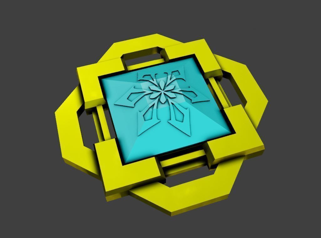 Genshin Impact Vision All elements Liyue Variant  3D print model_8