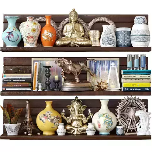DecorSet buddhist shelf