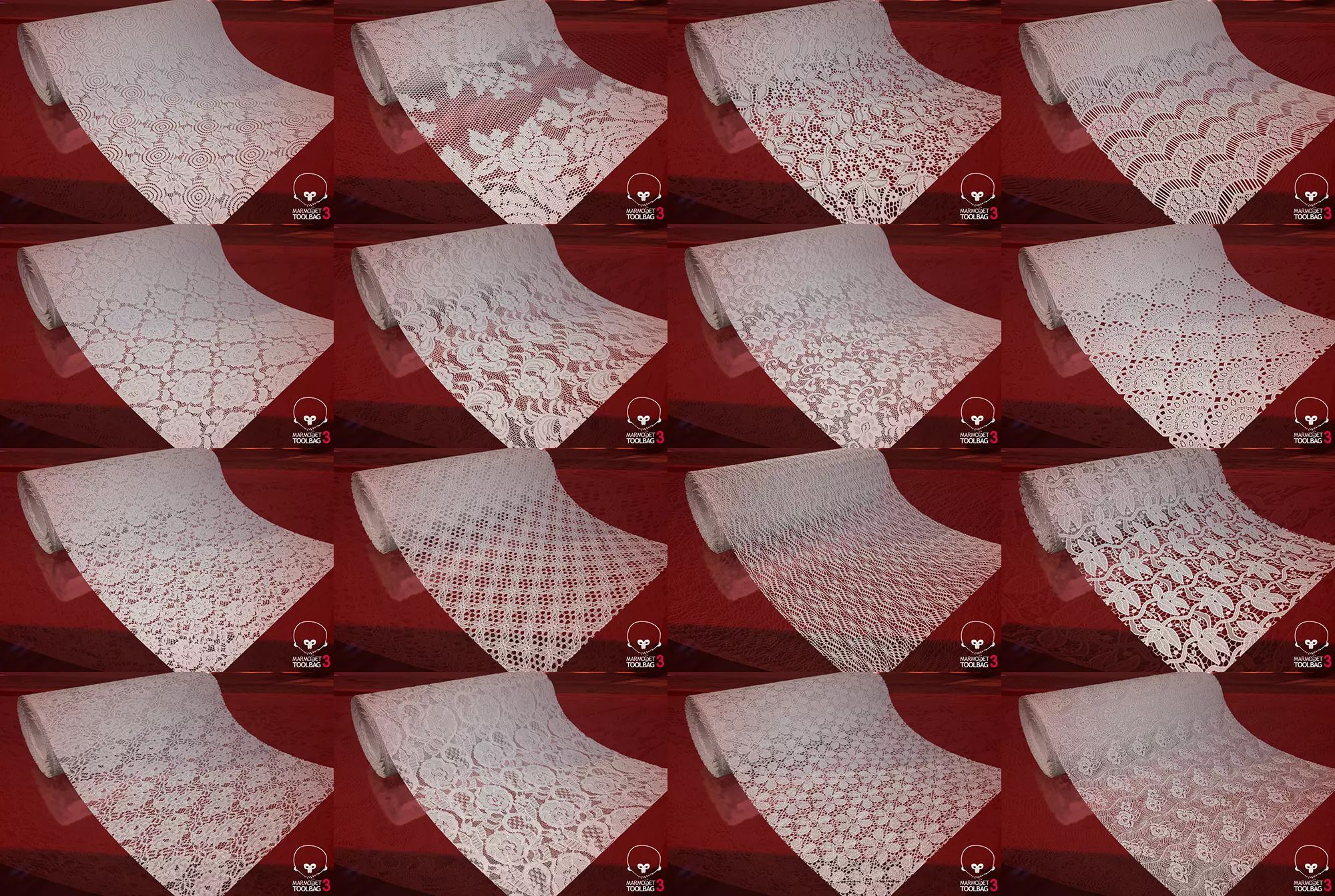 Fabric Vol 05 - Lace PBR Texture_0
