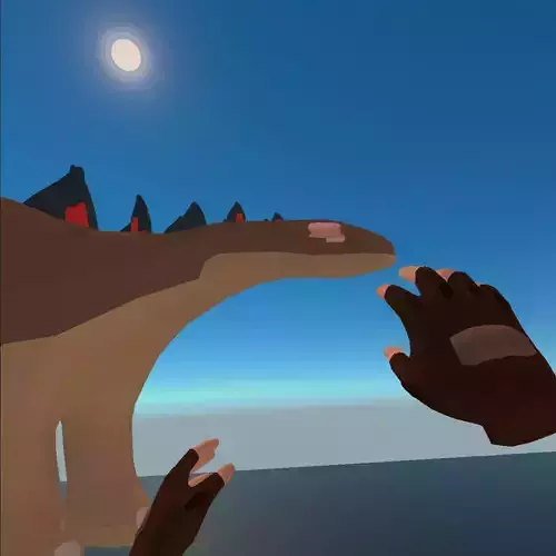 Vr Gloves for Unity Free low-poly 3D model
