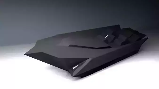 Futuristic Modern Speedboat Design