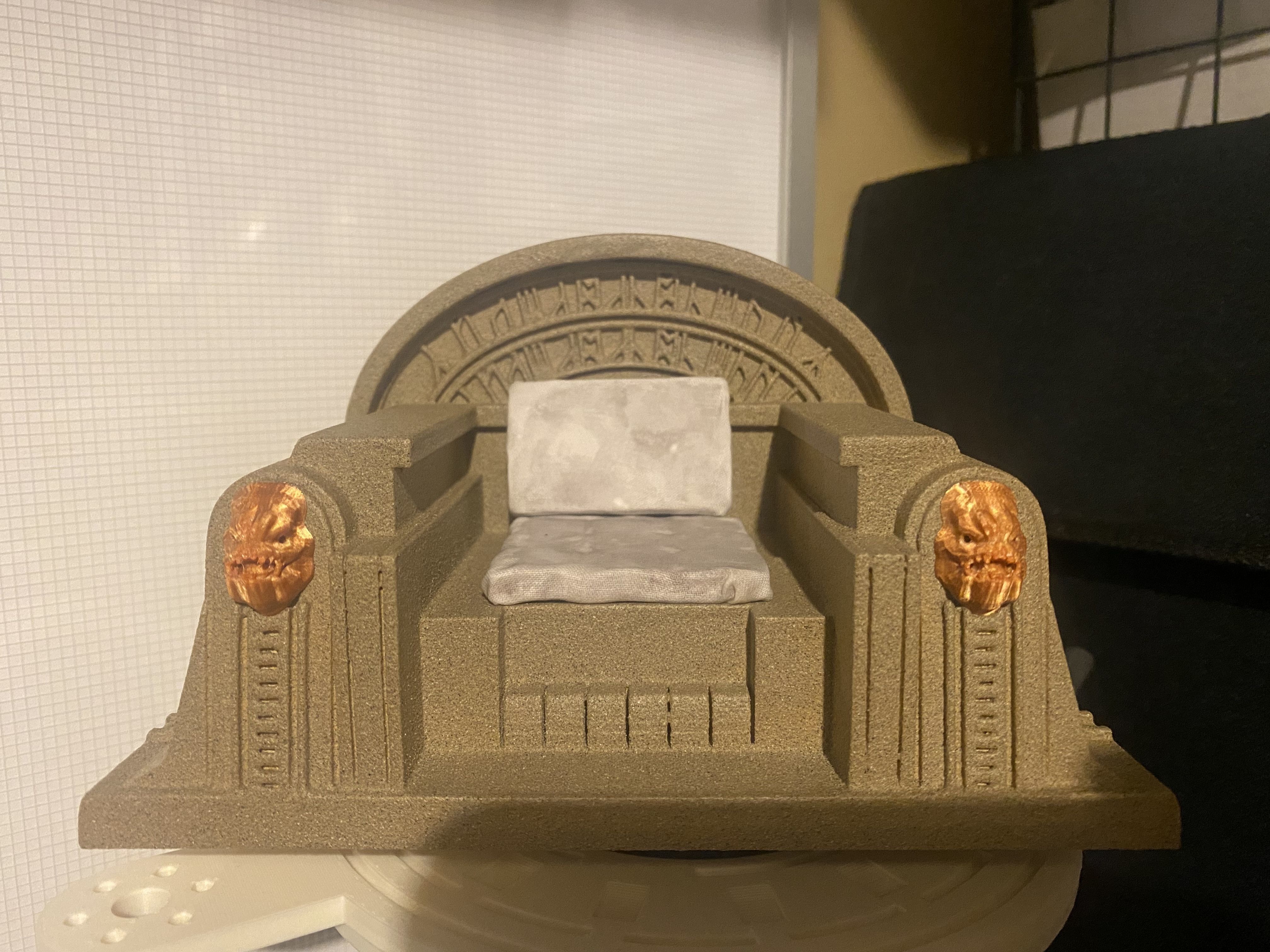 Boba Fetts Throne Black Series Scale 3D print model_2