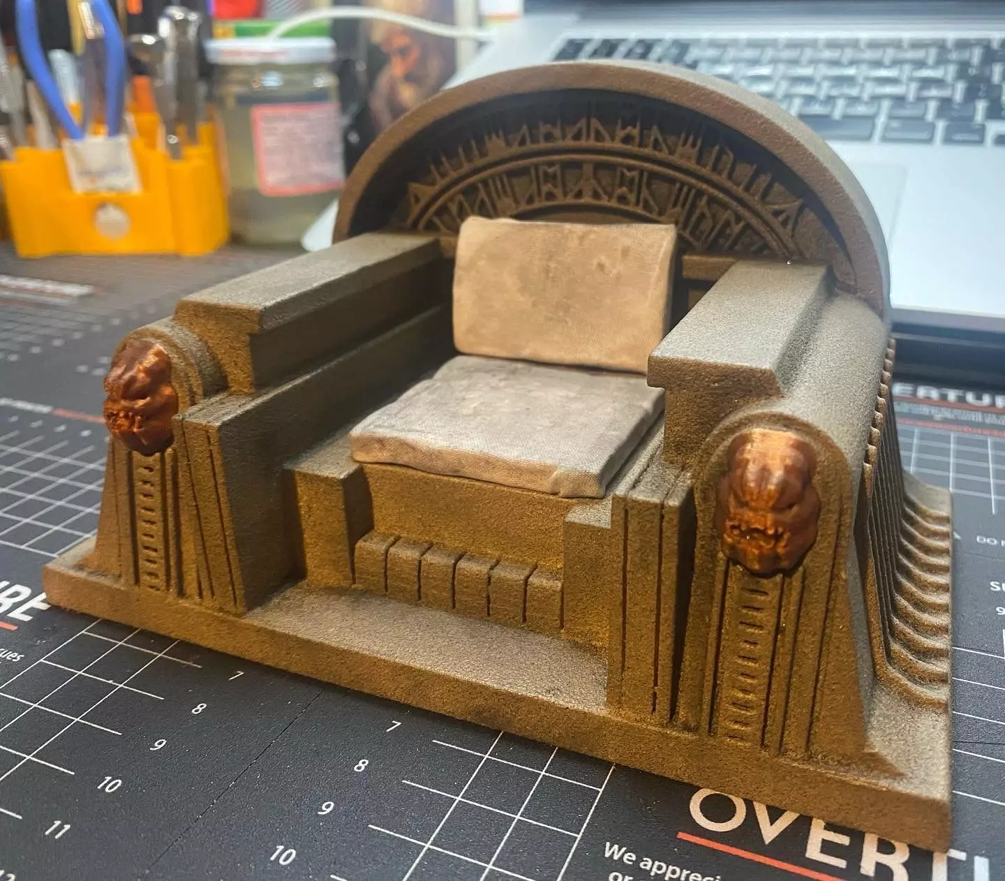 Boba Fetts Throne Black Series Scale 3D print model_0