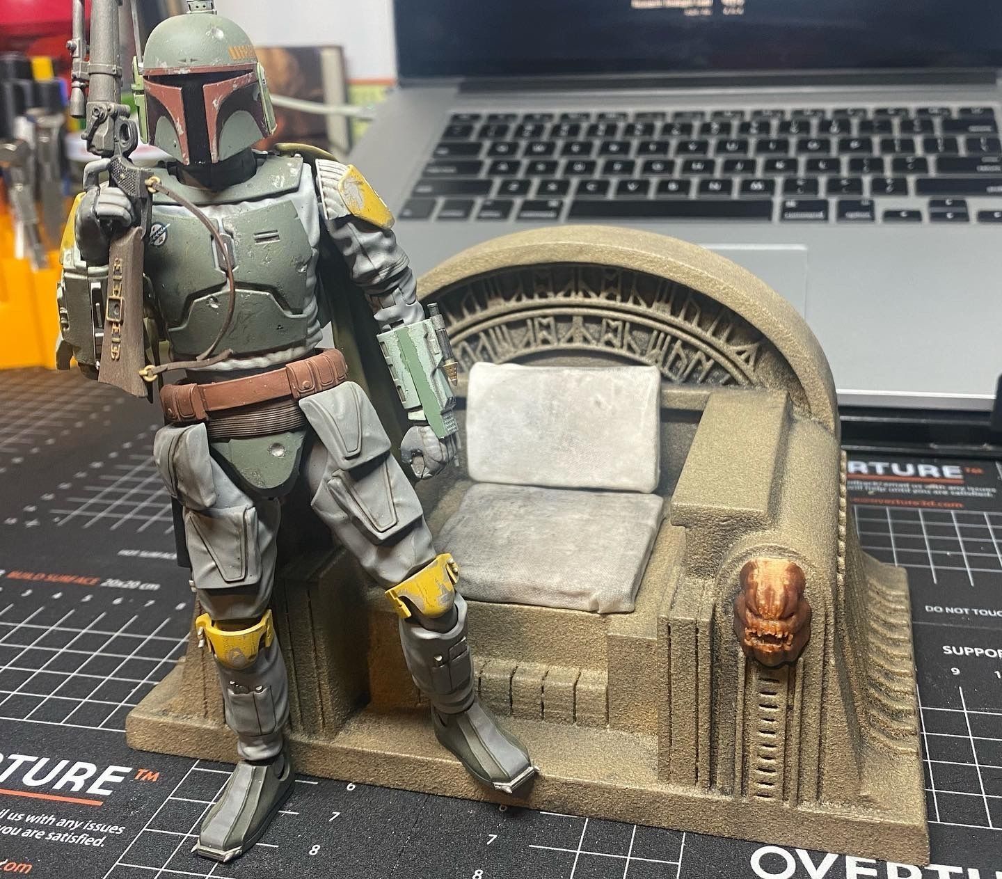 Boba Fetts Throne Black Series Scale 3D print model_1