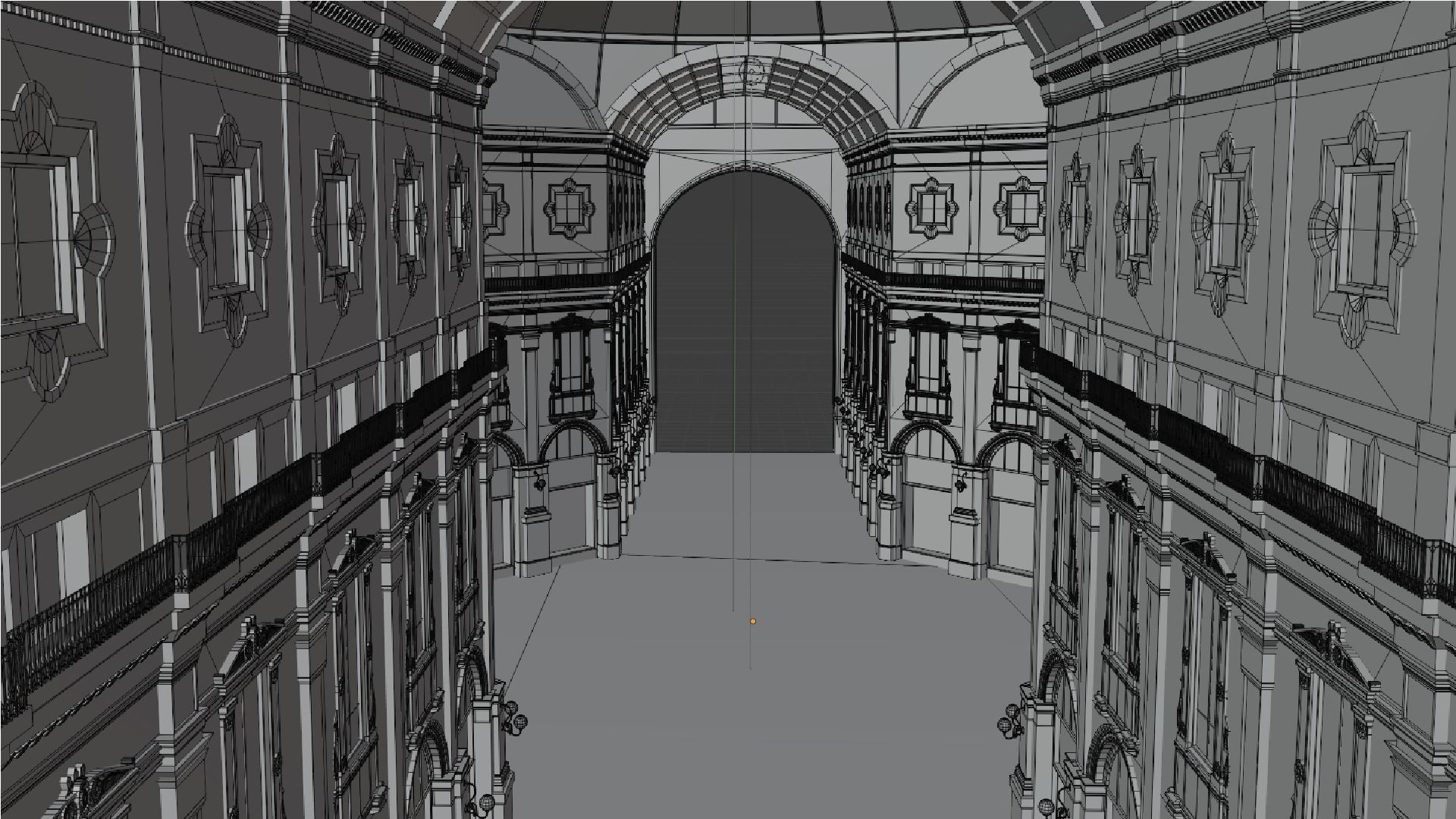 Galleria Vittorio Emanuele II 3D model_5