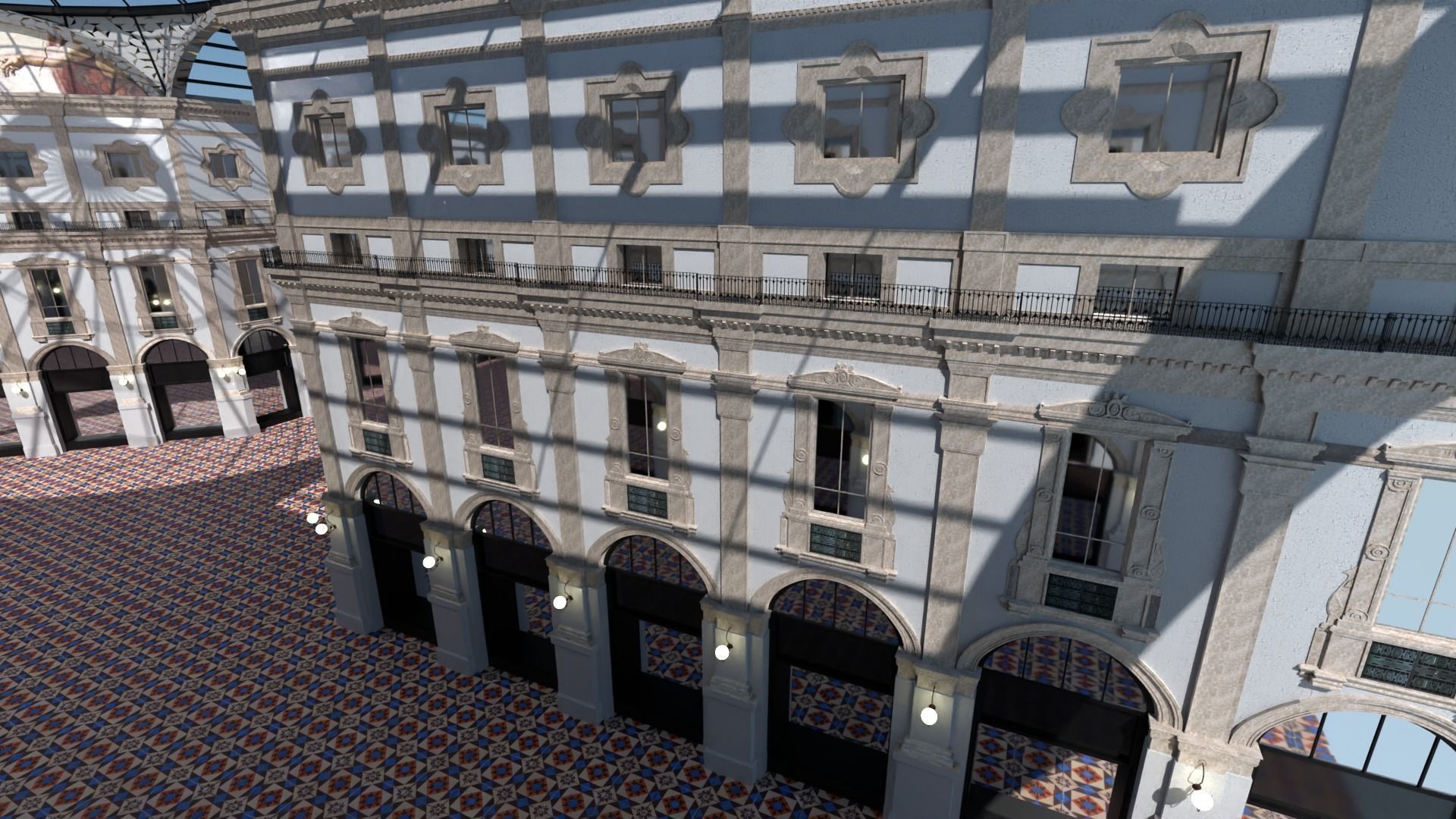 Galleria Vittorio Emanuele II 3D model_2