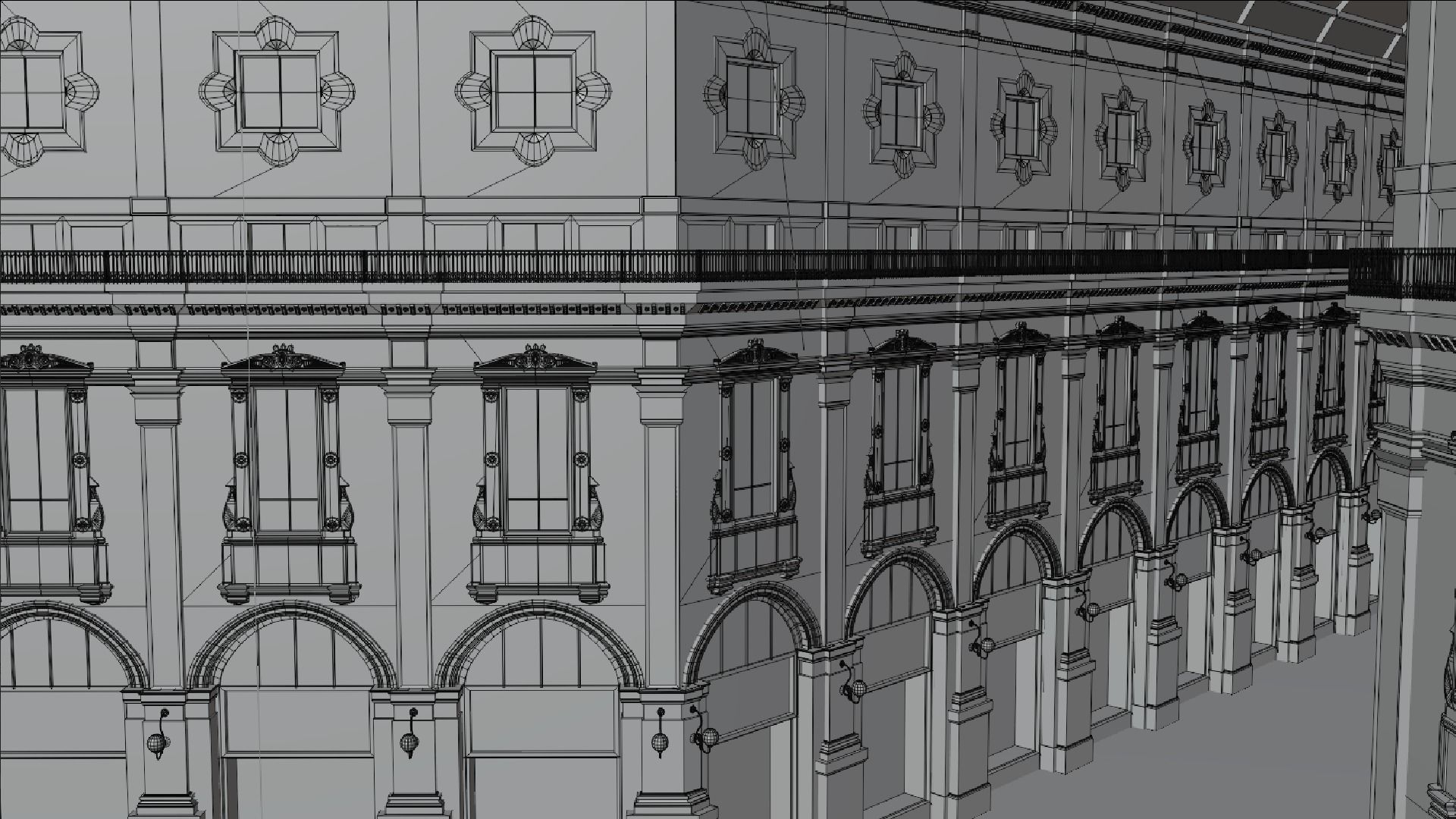 Galleria Vittorio Emanuele II 3D model_6