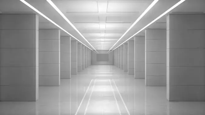 Sci Fi Corridor 3D model