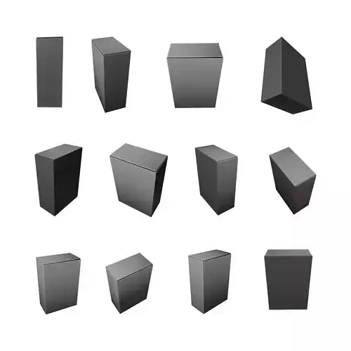 Product Box Low-poly 3D model