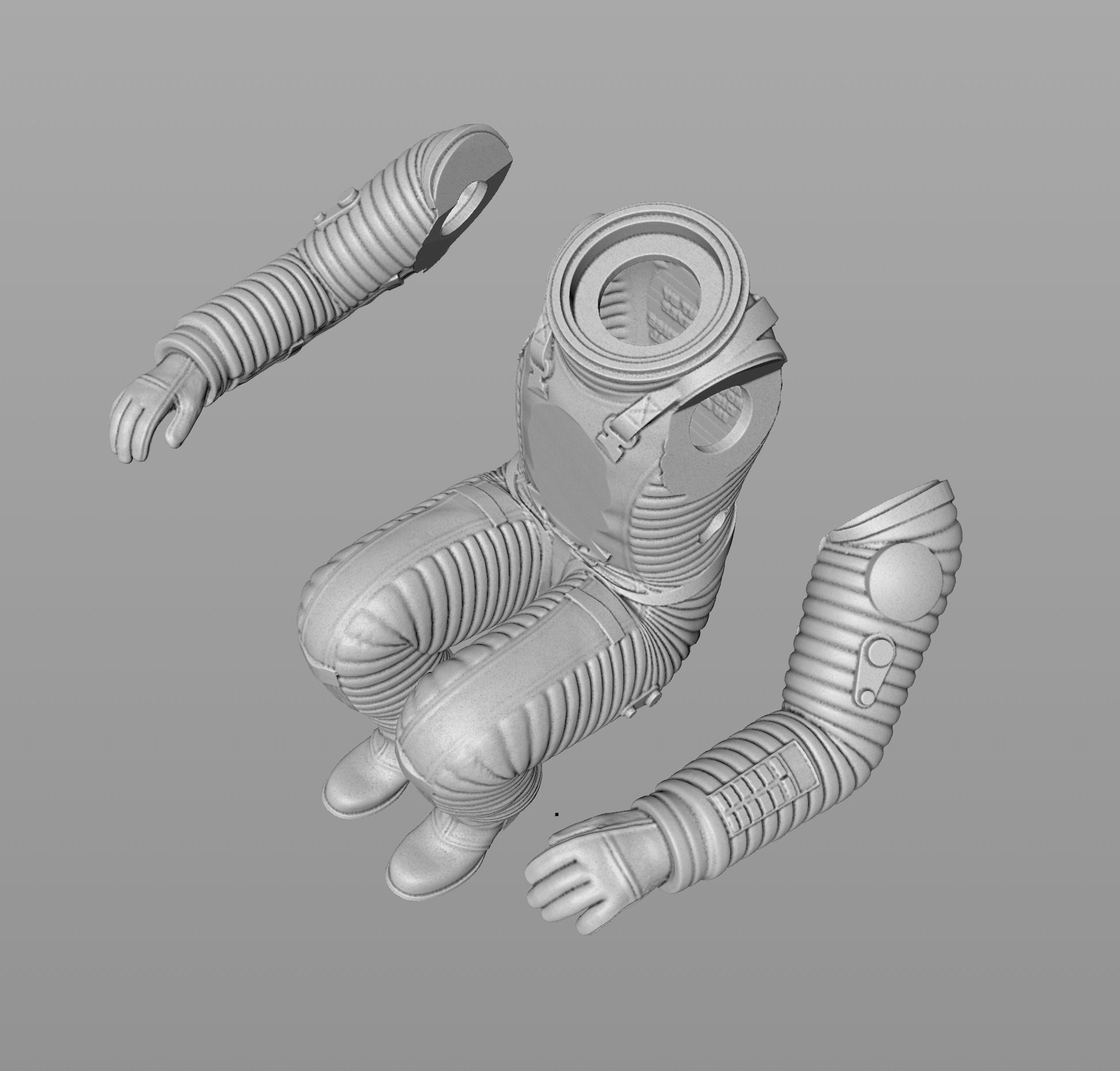 EVA Pod Pilot - 2001 A Space Odyssey  3D print model_4
