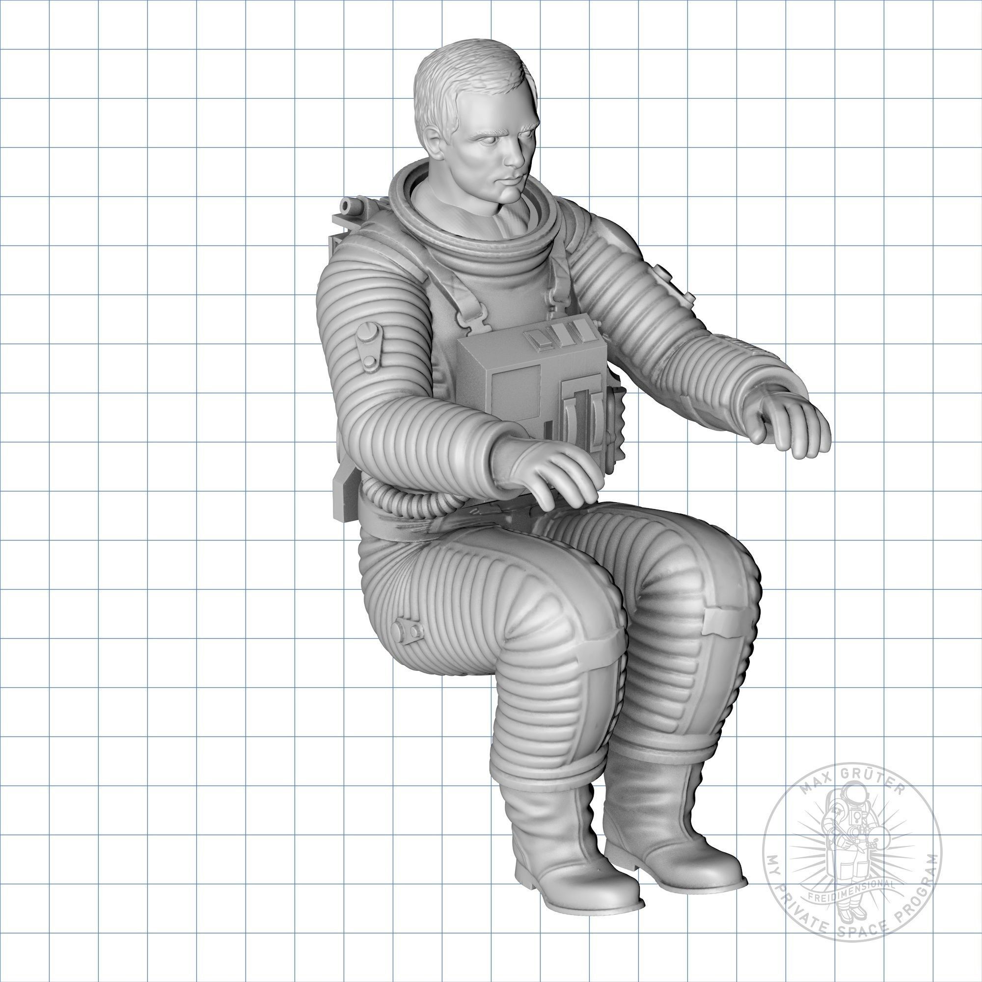 EVA Pod Pilot - 2001 A Space Odyssey  3D print model_2