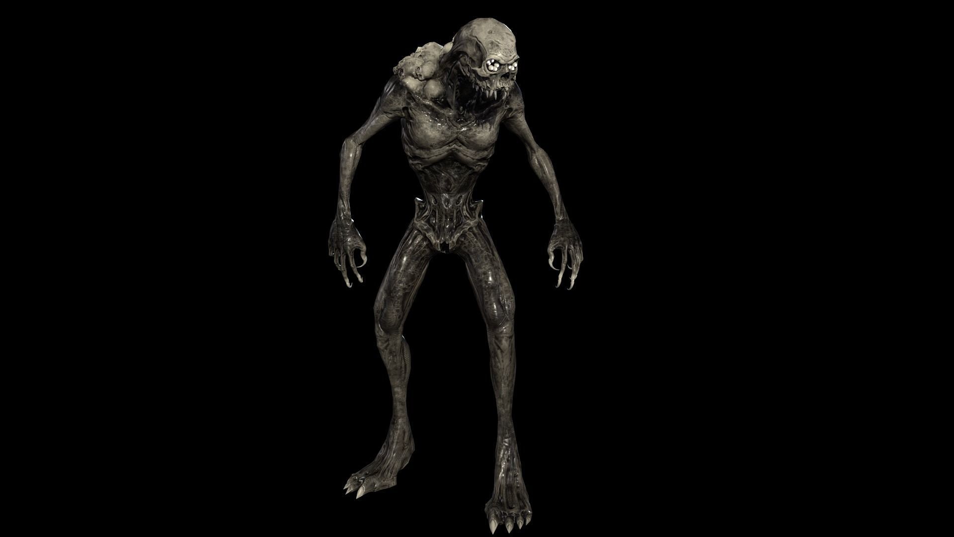 Monster Mutant 8 Low-poly 3D model_21