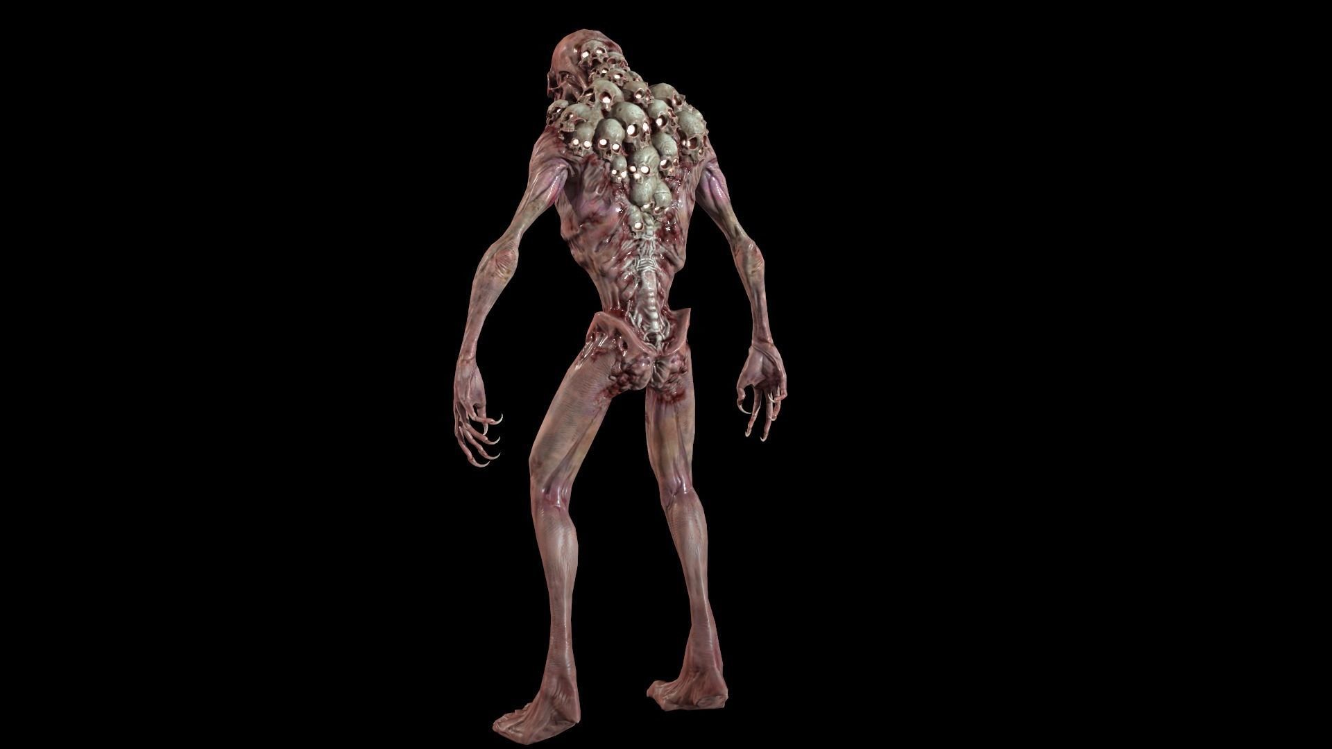 Monster Mutant 8 Low-poly 3D model_16