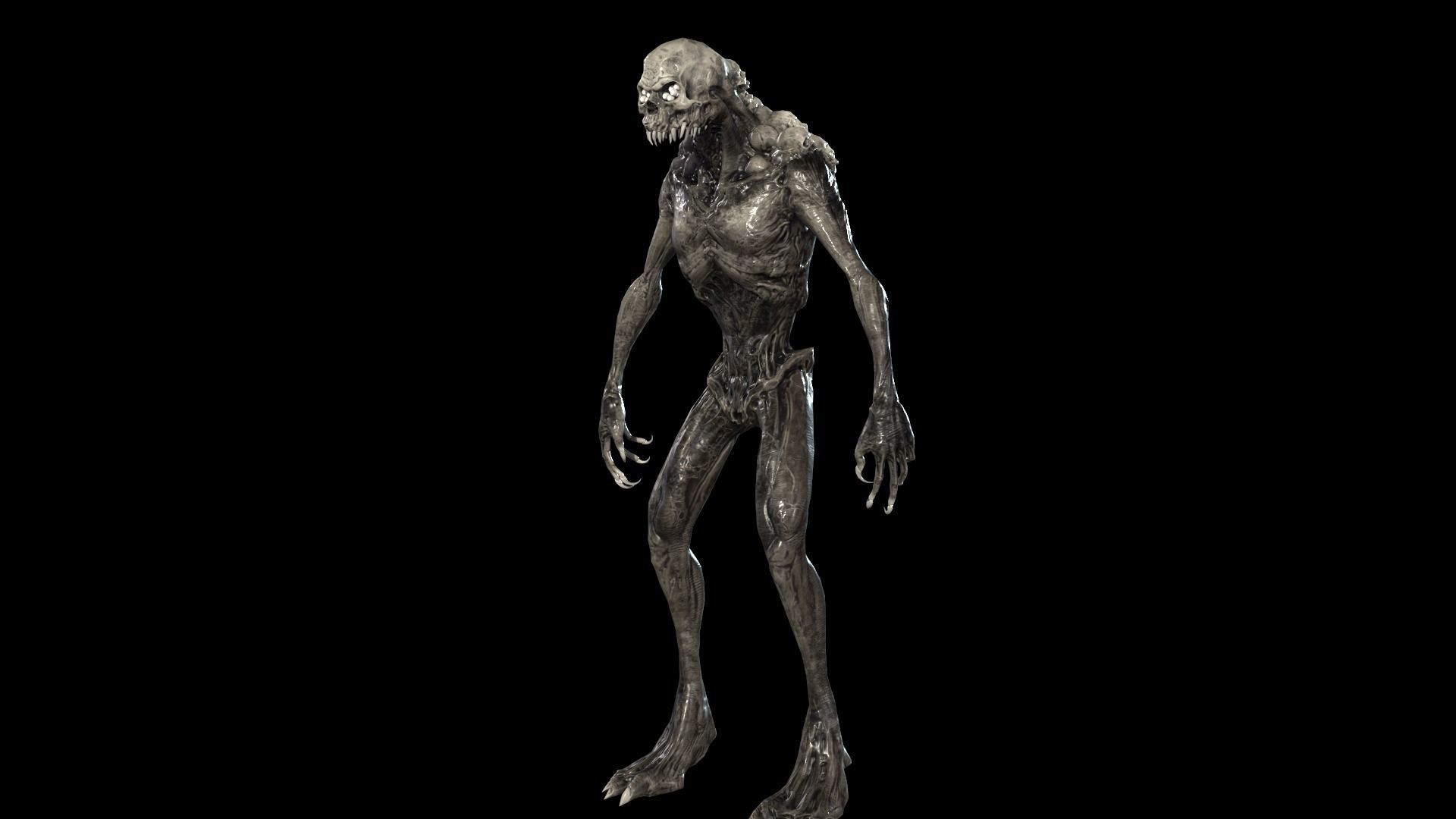 Monster Mutant 8 Low-poly 3D model_27