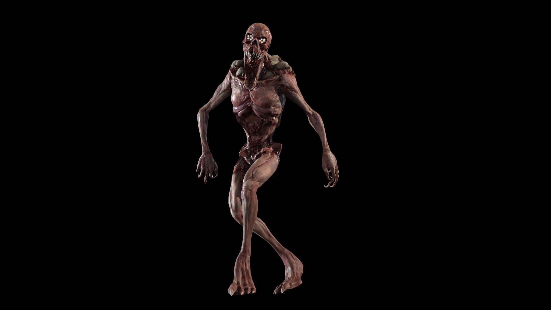 Monster Mutant 8 Low-poly 3D model_17