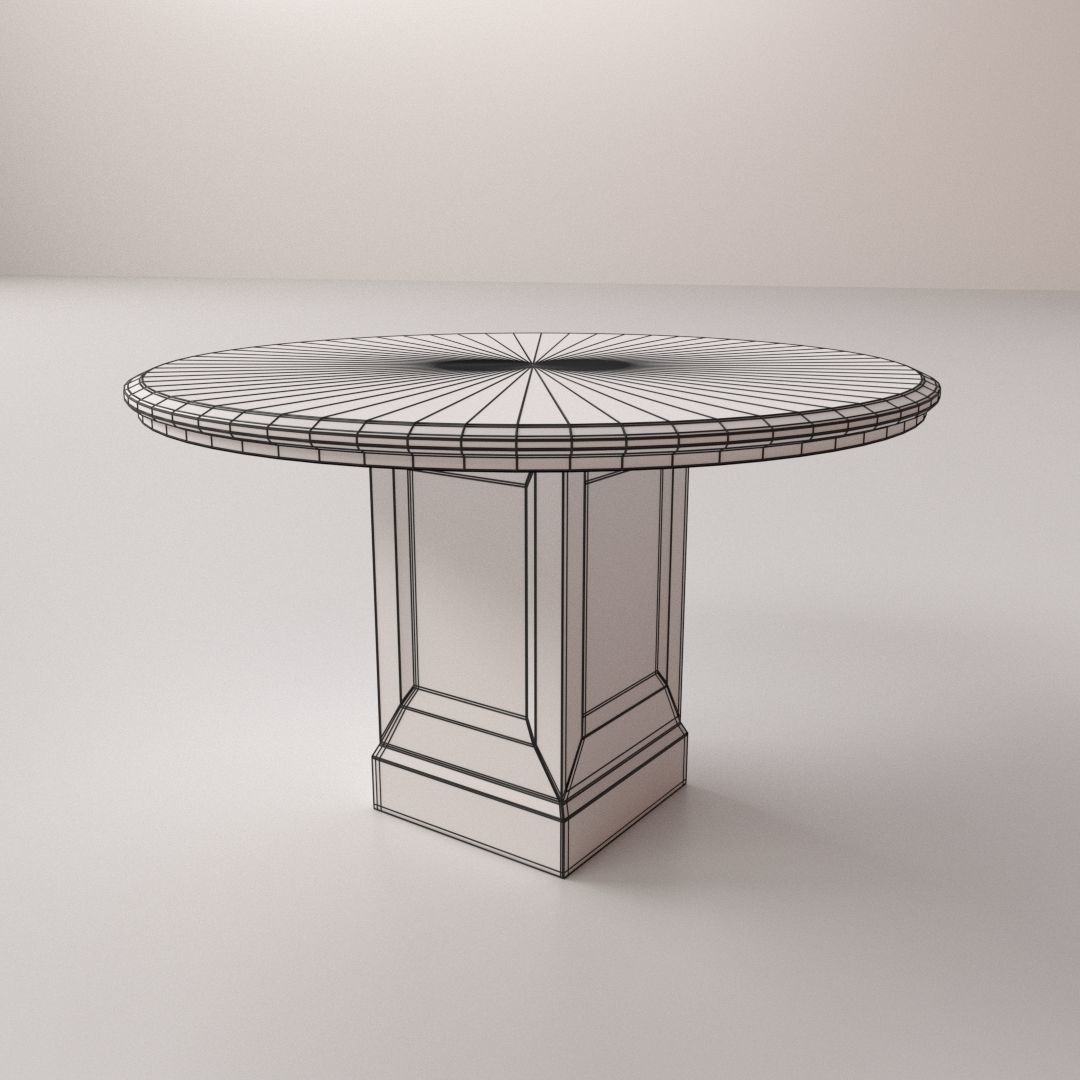 Round Table 3D model_4