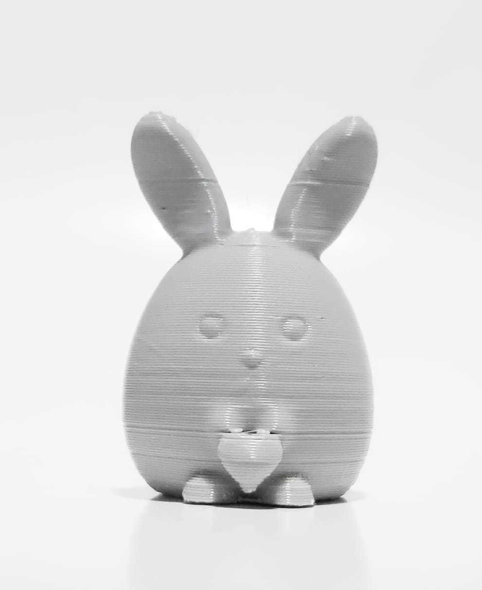 Cute Heart Bunny - Valentine Day 3D print model_6